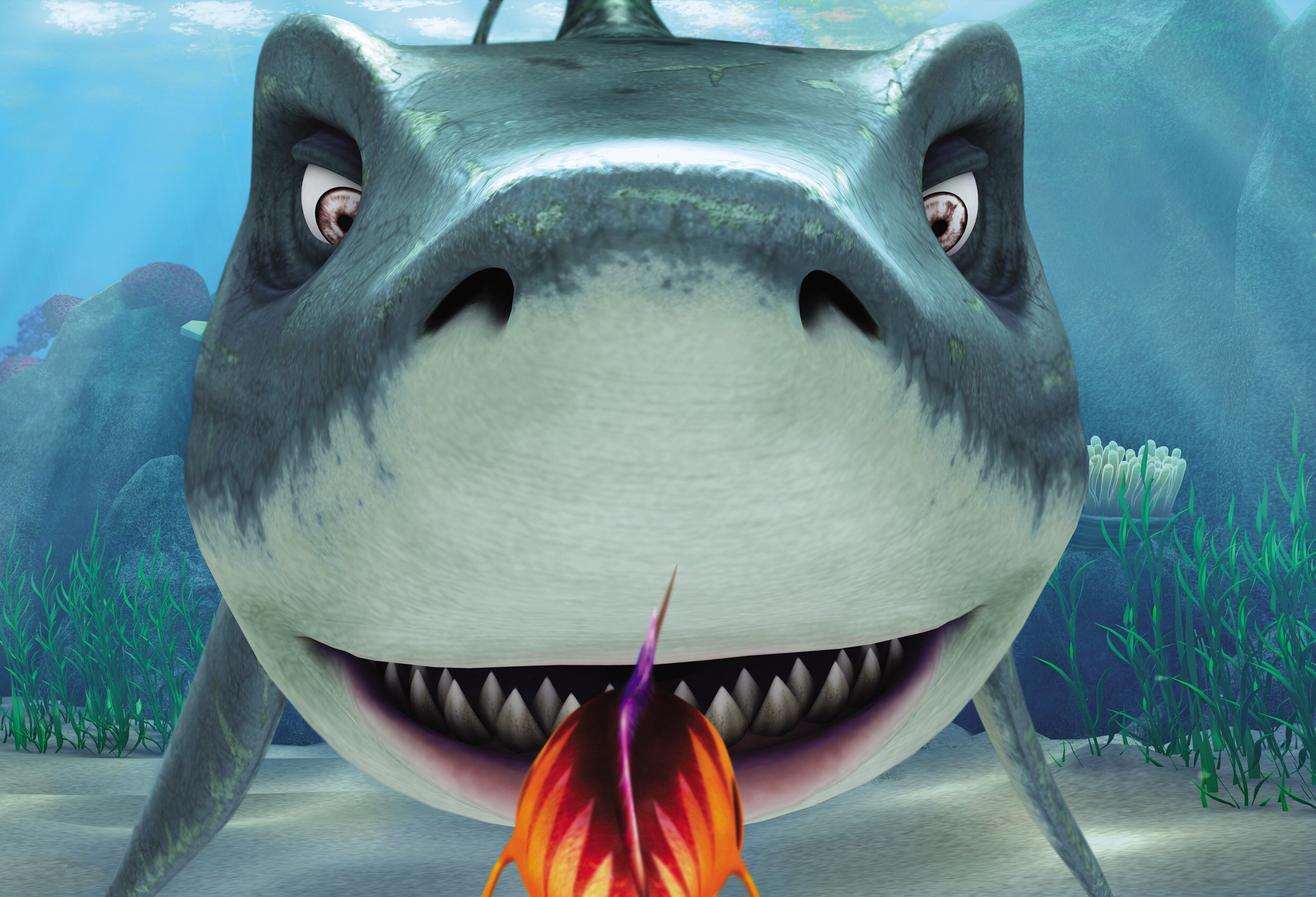 Включи shark. Наживка для акулы мультфильм 2006. Мультик наживка для акулы. Наживка для акулы: не очень страшное кино мультфильм 2006. Наживка для акулы акула Трой.